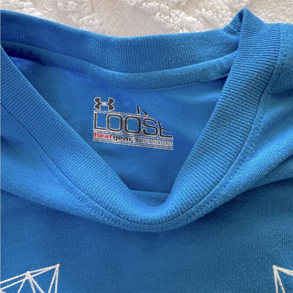 Under Armour Men's Blue T-Shirt Size Medium - Picture 2 of 5